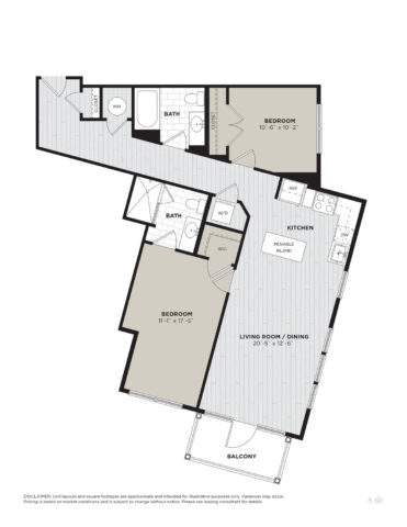 B2Z floor plan